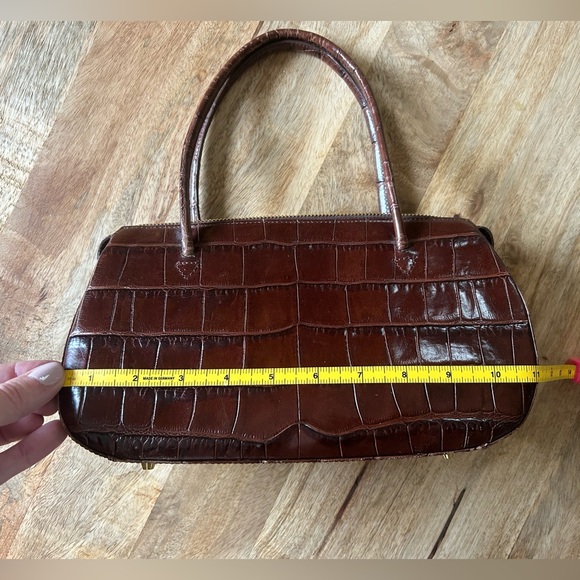 Monsac Original Croc Embossed Bag / 2 Interior pockets and one zipper pocket - Picture 4 of 8